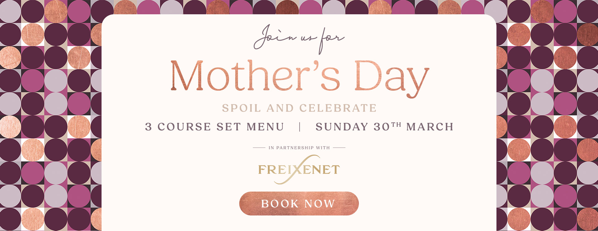 Mother’s Day menu/meal in Sunninghill